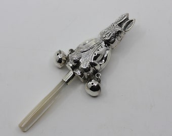 PETER RABBIT 925 SILVER Bells Rattle Beatrix Potter
