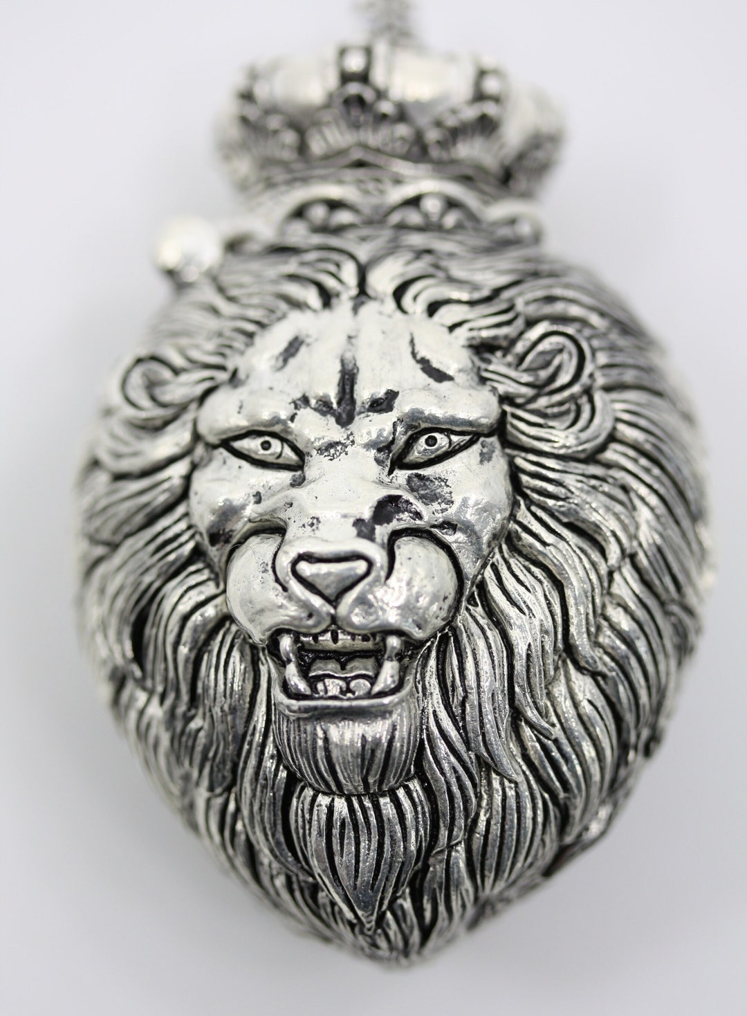 Lion Roaring Silver Plated Match Safe Vesta Case - Etsy