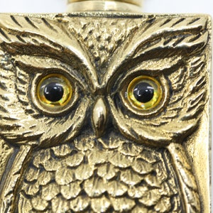OWL BIRD SCENT Perfume Bottle 18ct Gold Plated