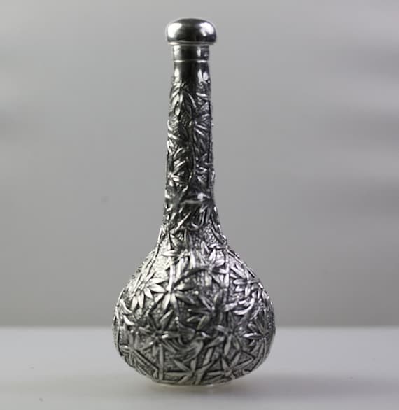 ASIAN Chinese SILVER RARE Perfume Scent Bottle Hallmarked
