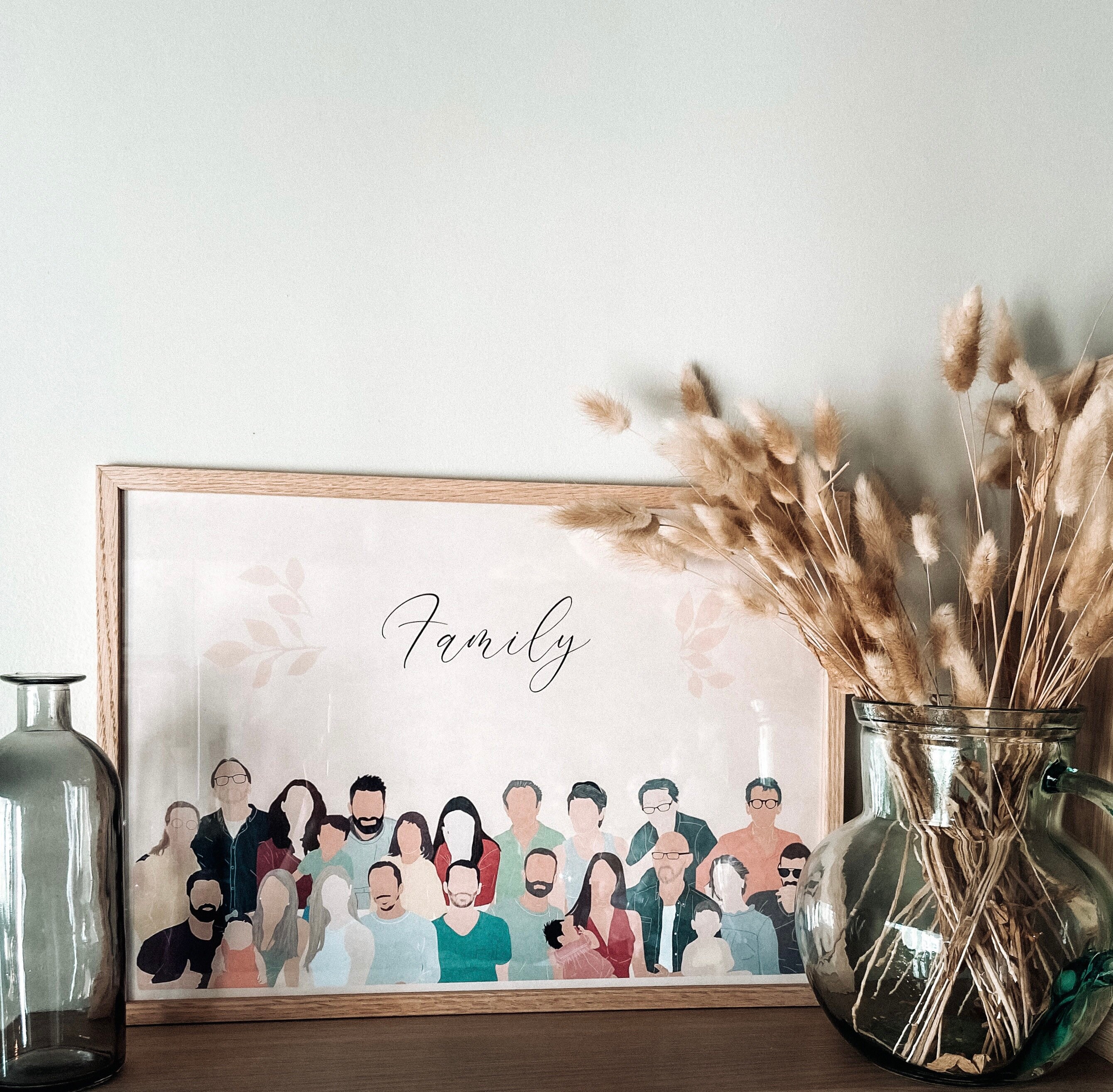 Portrait de Famille Personnalisé