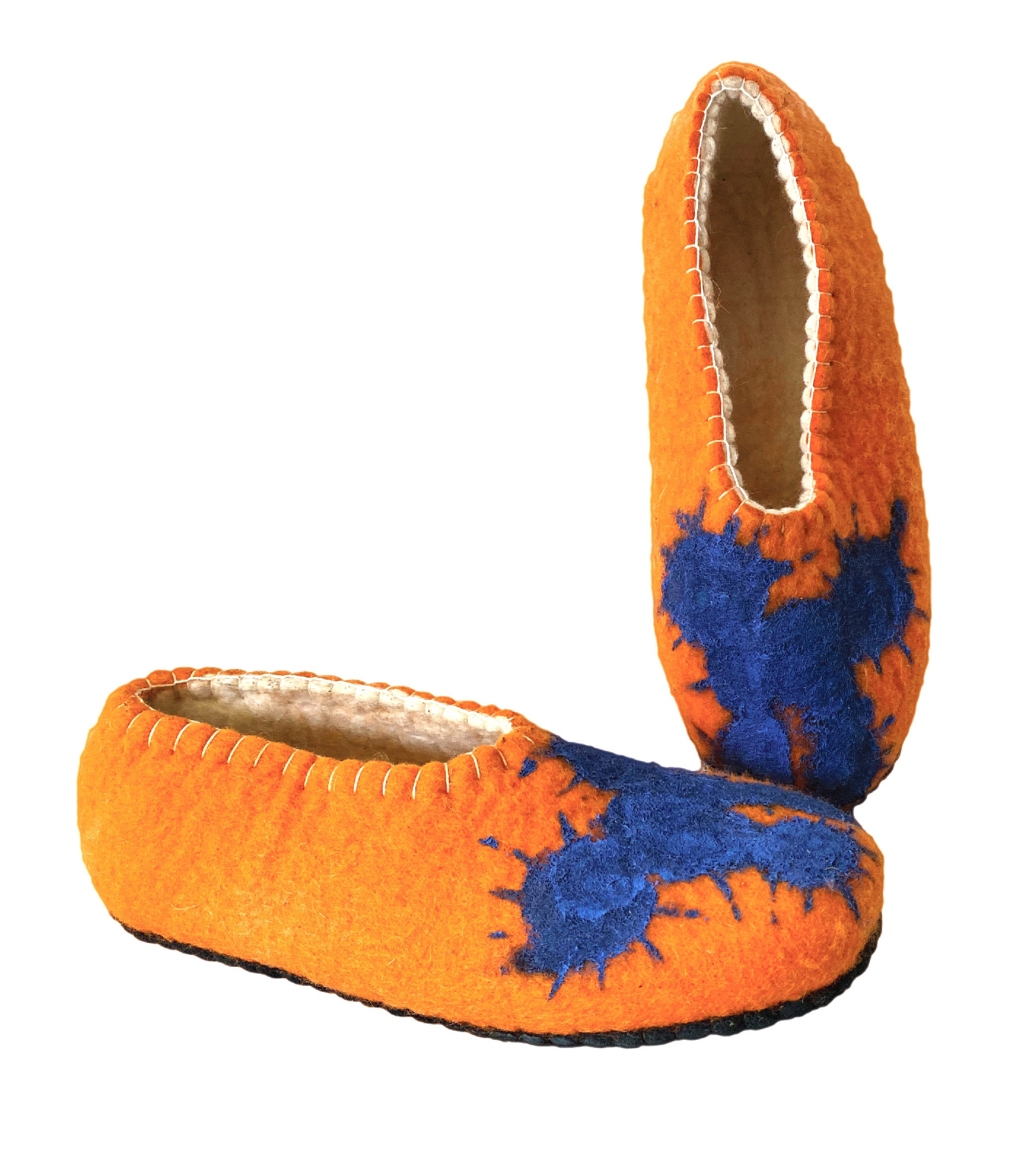 Warm Natural Wool Slippers for Women & Men Handmade Slippers Etsy