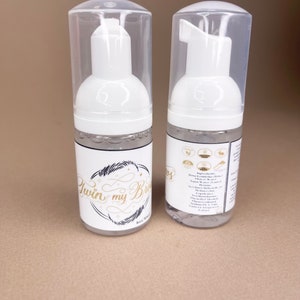Custom Label with Lash Foam Shampoo Bottles Lash Aftercare with Prolong Lash Cleanser