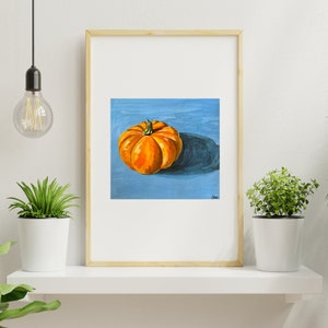 Pumpkin Art Print Halloween Digital Print Coffee Shop Decor Wall Art Coffee Decor Kitchen Decor New Home Gift Wall Decor image 7