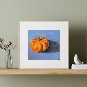 Pumpkin Art Print Halloween Digital Print Coffee Shop Decor Wall Art Coffee Decor Kitchen Decor New Home Gift Wall Decor image 5