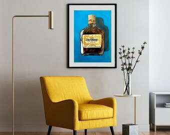 Hennessy - Art Print - Digital Print - Coffee Shop Decor - Wall Art - Coffee Decor - Kitchen Decor - New Home Gift - Wall Decor - Cognac