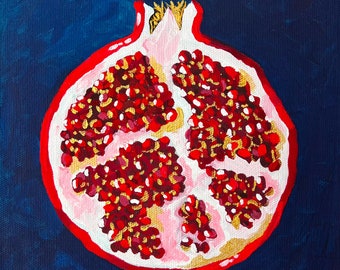 Pomegranate - Art Print - Printable - Digital Print - Housewarming - Wall Art - Coffee Decor - Kitchen Decor - New Home Gift - Wall Decor