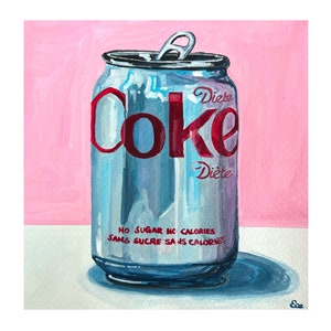 Coke - Art Print - Digital Print - Coffee Shop Decor - Wall Art - Coffee Decor - Kitchen Decor - New Home Gift - Wall Decor - Bar Decor
