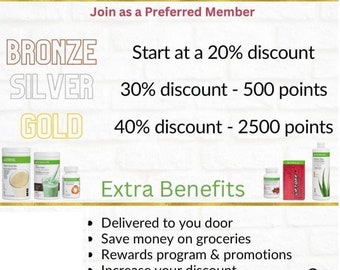 Become a Preferred Member of your favorite loaded teas!