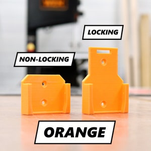 available in orange locking and orange non-locking