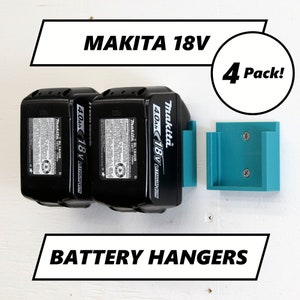 4 Pack - Makita 18V Battery Hangers