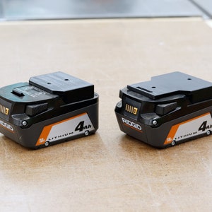 ridgid 18v battery hangers