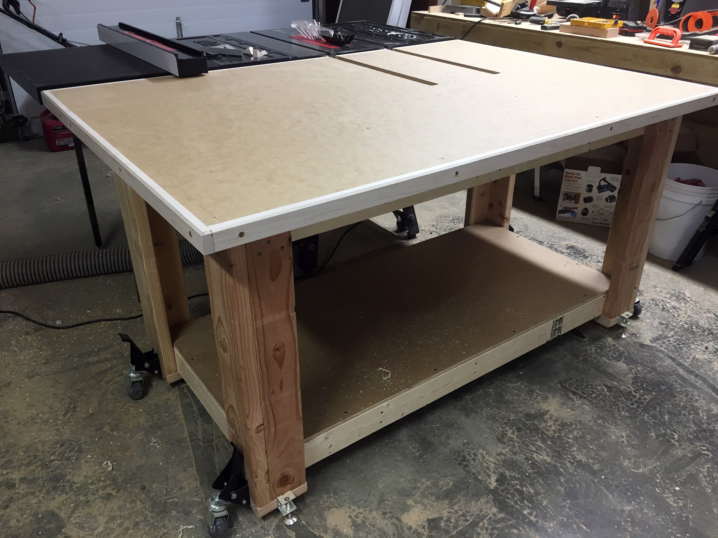 Woodworking Plans Assembly/Outfeed Table Plans Instant | Etsy