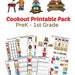 Preschool Workbook Printable Pack | Summer Cookout Pre-k Worksheets ...