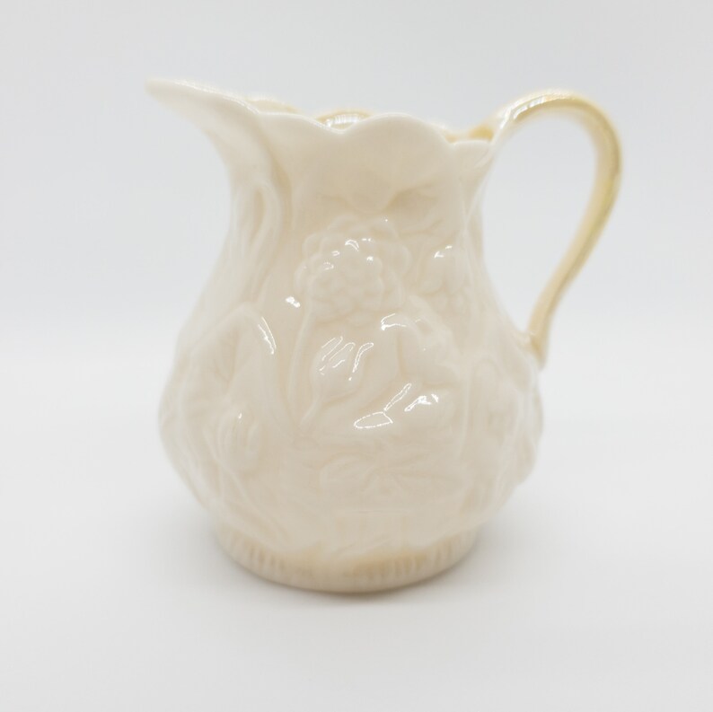 Belleek 6th Mark Lotus Creamer Pitcher Etsy
