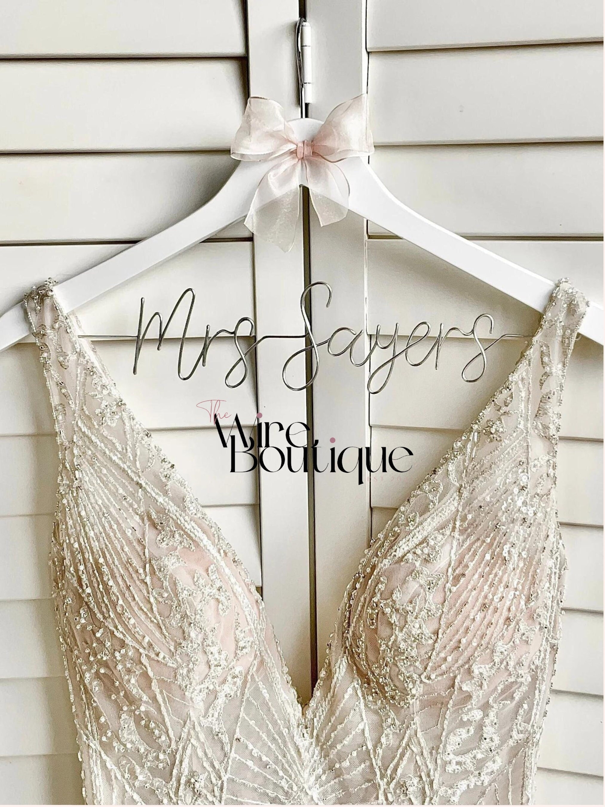 Wedding Dress Coat Hanger UK