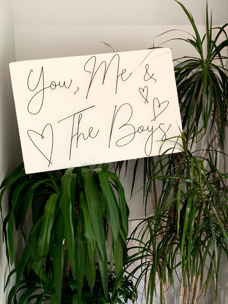 CUSTOM WIRE WORDS Handwritten Wire Phrases Bespoke Wall | Etsy UK