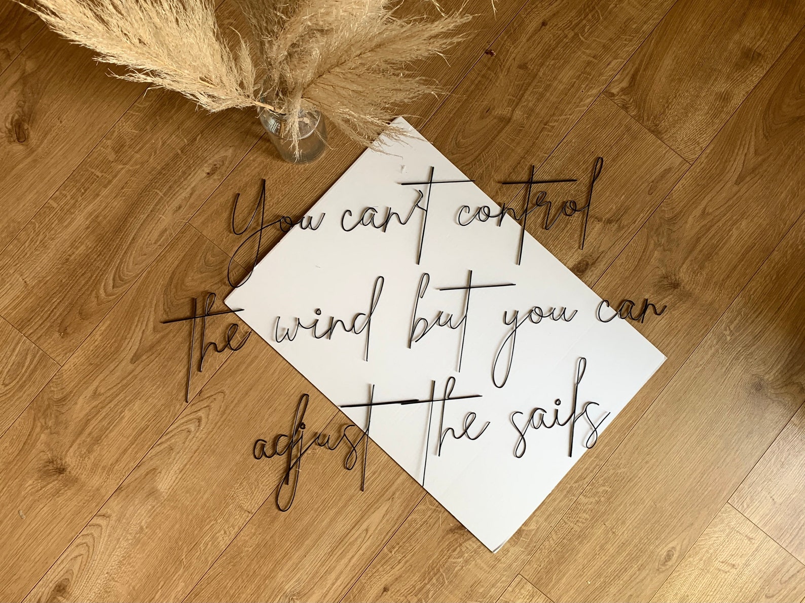 CUSTOM WIRE WORDS Handwritten Wire Phrases Bespoke Wall | Etsy