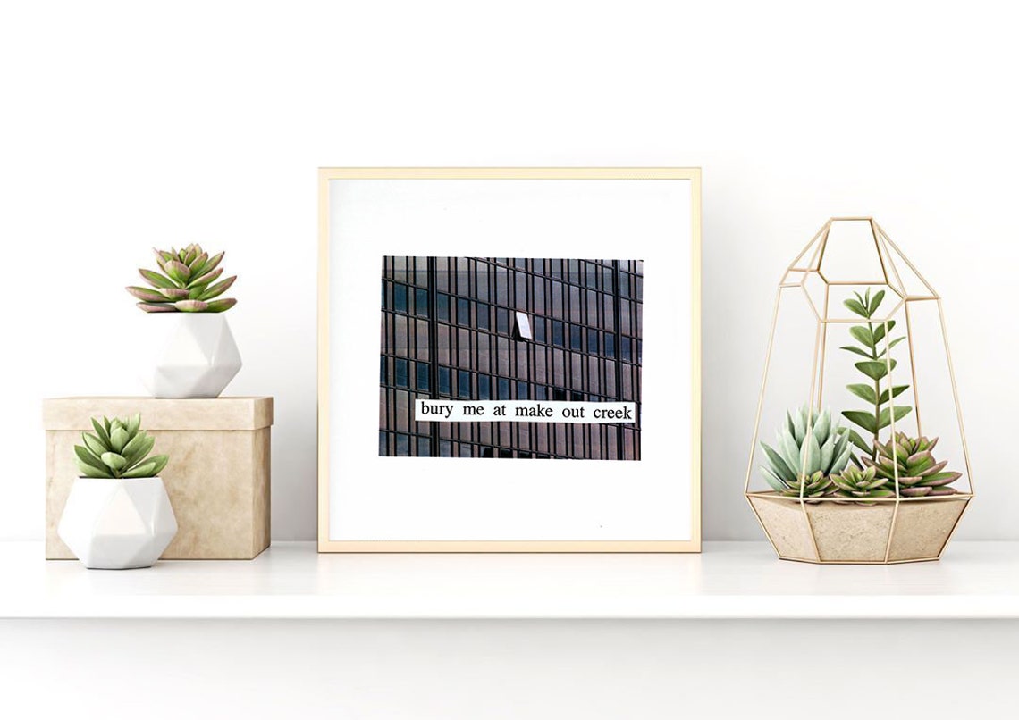 Mitski Print Bury Me At Makeout CreekCartel de portada del Etsy