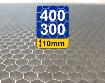 400x300x10mm honeycomb plate mit 6,5mm Zellgröße für CO2 Laserschneiden