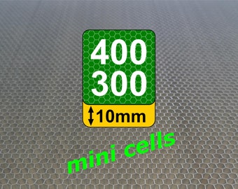 400x300x10mm honeycomb plate  (15.75x11.75x0.4 inch) with 3,5mm (1/8 in) SMALL cell size for CO2 laser cutting