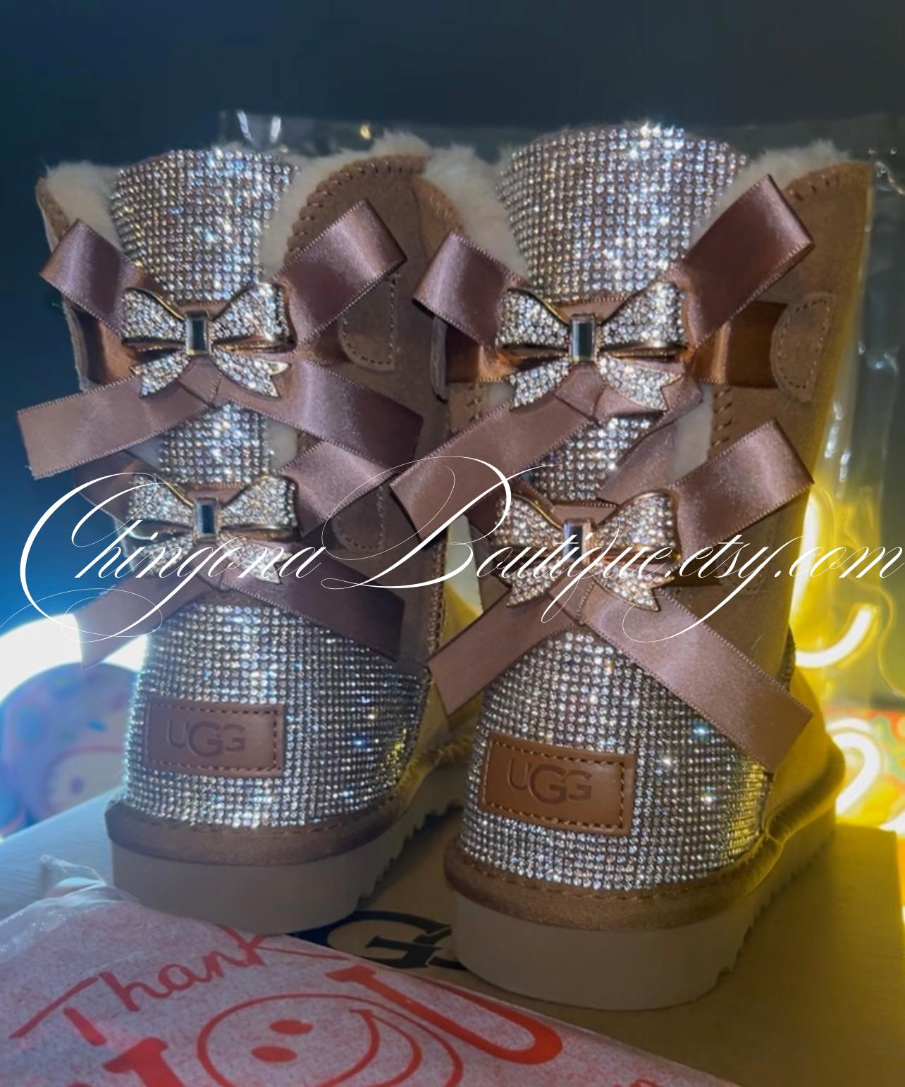 Rose gold uggs sale