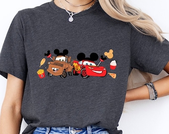 McQueen and Mater Shirt, Disney Cars Sweatshirt, Cars Friend Tee, Cars Snacks Tee, Disney Snacks T-Shirt, Family Trip Gift, Disney Cars Gift