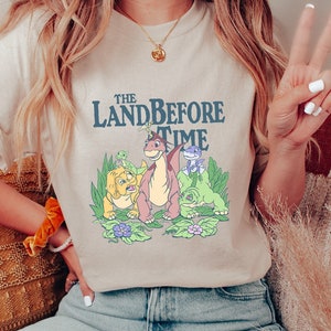 The Land Before Time Shirt, Pastel Dinosaur Friends T-Shirt, Land Before Time Party Sweatshirt, Dino-Mite Journey Tee, Dinosaur Party Gift