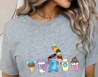 Disney Stitch Shirt, Stitch Snacks Sweatshirt, Stitch Shirt, Lilo and Stitch Tee, Ohana T-Shirt, Disneyland Trip Gift, Disney Family