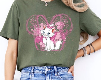 Disney Cat Shirt, Cat Lover Tee, Marie Cat T-Shirt, Girls Trip Sweatshirt, Disney Marie Tee, Magic Kingdom T-Shirt, Disney Birthday Gift