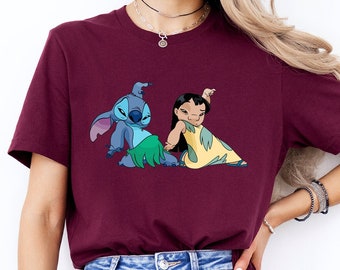 Disney Stich and Lilo Shirt, Disney Lilo and Stitch Dancing Tee, Funny Stitch Sweatshirt, Disneyworld Family T-Shirt, Disney Cartoon Gifts