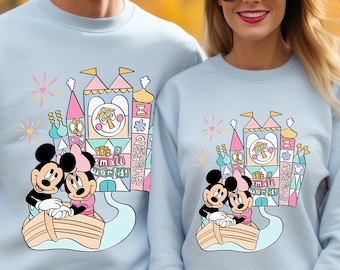 Mickey Minnie Mouse Shirt, Disney Couple Sweatshirt, Disney Family T-Shirt, Disney Couple Matching, Disney Lover Gift, Disneyworld Trip Tee