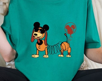 Slinky Dog Shirt, Toy Story Sweatshirt, Disney Characters Tee, Mickey Ears Slinky Dog T-Shirt, Slinky Dog Lover Gift, Dog Lover Family Shirt