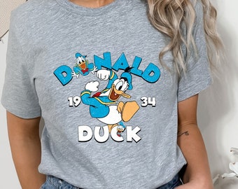 Vintage Donald Duck Est 1934 Shirt, Disney Donald Graphic Tee, Disney Trip Sweatshirt, Disneyland Gift, Disney Vacation T-Shirt, Donald Duck