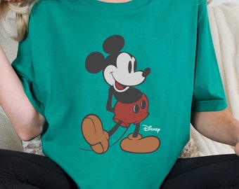 Retro Disney Mickey Mouse Shirt, Vintage Mickey T-Shirt, Disney Trip Tee, Disneyland Mickey Sweatshirt, Magic Kingdom Gift, Classic Mickey
