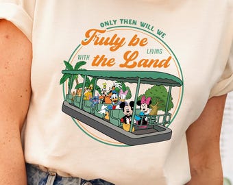 Living With The Land Shirt, Disney Theme Park Sweatshirt, Disneyland Family Trip T-shirt, Magic Kingdom Park Tee, Mickey and Friends Gift