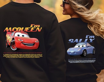 Cars Matching Shirt, McQueen and Sally Couple T-shirt, Lightning McQueen, I'm McQueen Tee, I'm Sally Cars T-Shirt, Disney Cars Movie Gift