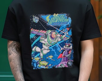 Disney Buzz Lightyear And Zurg Shirt, Pixar Toy Story Sweatshirt, Disney Toy Story Land T-Shirt, Disneyland Trip Tee, Buzz Lightyear Gift