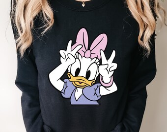 Daisy Duck Shirt, Disney Daisy Duck Trip T-Shirt, Disney Girl Trip Sweatshirt, Disney Vacation Gift, Cute Daisy Duck Tee, Disneyland Shirt