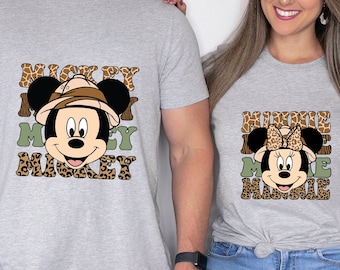 Mickey Friends Safari Shirt, Disney Squad Sweatshirt, Animal Kingdom T-Shirt, Mickey Minnie Daisy Donald Goofy Pluto Tee, Disney Safari Gift