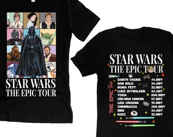 Camisa Star Wars The Epic Tour, sudadera Star Wars, camiseta WDW, camiseta Disney Star Wars, camiseta Epic Disney, camiseta Darth Vader, regalo de Star Wars