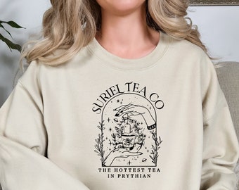Suriel Tea Co Shirt, A Court Of Thorns And Rose Sweatshirt, Bookish Girl Gift Tee, Suriel Tea T-shirt, Sarah J Maas, Book lover gift for her