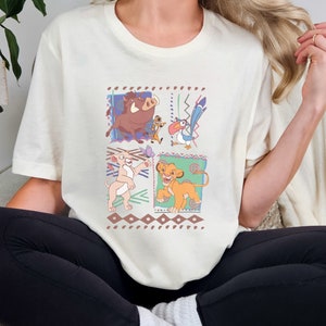 Retro 90s Disney Lion King Simba And Timon Shirt, Vintage Lion King T-Shirt, Hakuna Matata Retro Sweatshirt, Disney Family Shirts