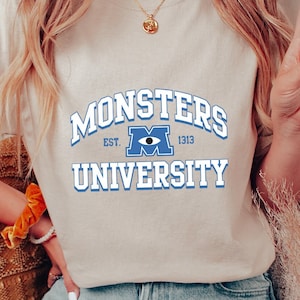 Retro Monsters University Shirt, Vintage Monster Inc Tee, Disney Mike Wazowski Sweatshirt, Mike and Sully T-Shirt, Disneyworld Family Gift