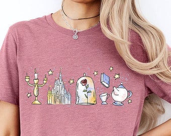 Disney Princess Belle Shirt, Beauty and the Beast Characters Sweatshirt, Disneyworld Gift, Princess Belle Tee, Tale As Old As Time T-Shirt