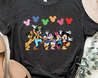 Mickey And Friends Balloon Shirt, Mickey Balloon Sweatshirt, Disneyland T-Shirt, Disney Vacation Tee, Disney Trip Sweatshirt, Disney Gift