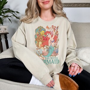 The Little Mermaid Shirt, Disney T-shirt, Women's Little Mermaid Ariel Sweatshirt, Ariel Mermaid Shirt, Disney Ariel Tee, Gifts for Kids bild 2
