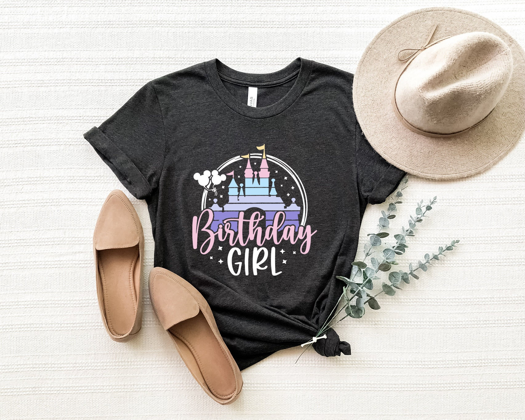 Birthday Girl Shirt, Mickey Head Birthday Tee, Magical Castle T-Shirt, Birthday Squad Sweatshirt, Birthday Girls Trip Gift, Magical Land Tee