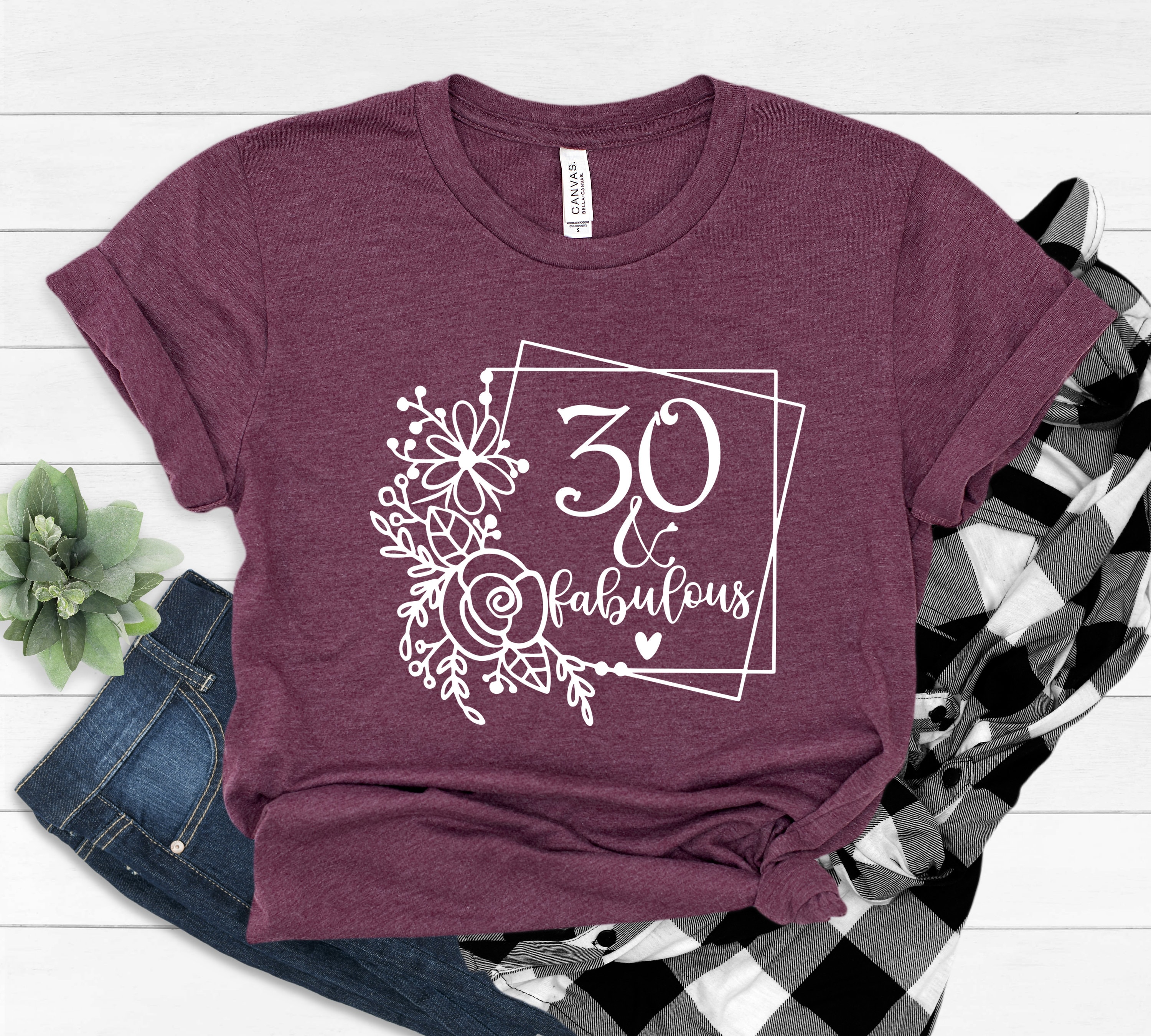 30th Birthday T shirt 30 & Fabulous Shirt Vintage 1991 | Etsy