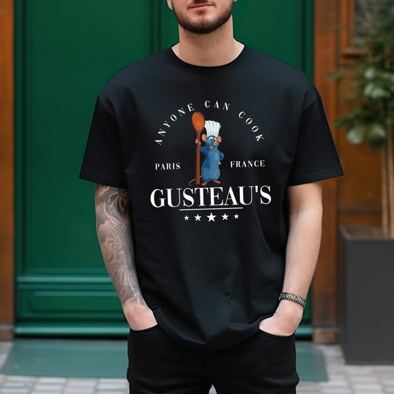 Ratatouille Shirt, Anyone Can Cook Gusteau's T-Shirt, Little Chef Remy Sweatshirt, Ratatouille Movie Tee, Disney Chef Gift, Remy Rat T-Shirt